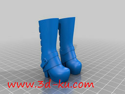 3D打印模型靴子的图片