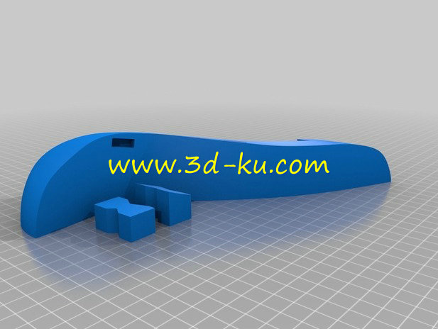 女士的高跟拖鞋模型的图片1