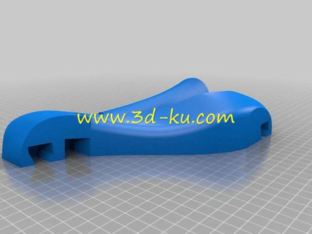 女士的高跟拖鞋模型的图片5