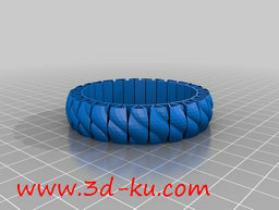 3D打印模型弹性手链的图片