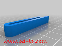 3D打印模型空白的领带夹的图片