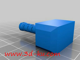 3D打印模型雷神之锤耳环的图片