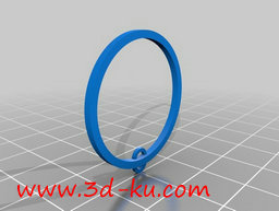3D打印模型耳环的图片