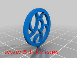 3D打印模型耳环的图片