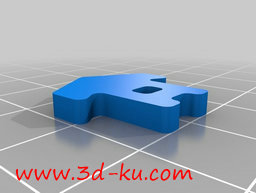 3D打印模型橡皮条领带的图片