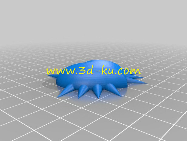 带刺的面具项链模型的图片2