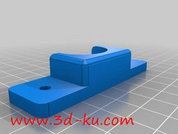3D打印模型衣柜杆支架的图片