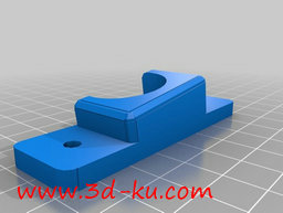 3D打印模型衣柜杆支架的图片
