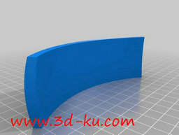 3D打印模型木质发卡的图片
