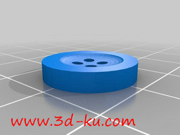 3D打印模型经典的纽扣按钮的图片
