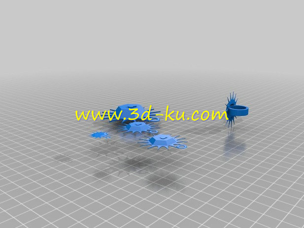 太阳心首饰模型的图片2