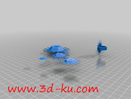 3D打印模型太阳心首饰的图片