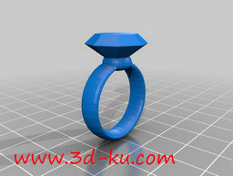 3D打印模型戒指的图片