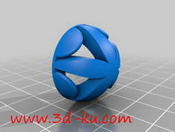 3D打印模型大理石容器吊坠的图片