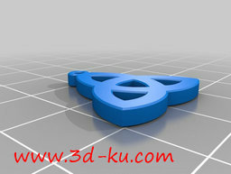 3D打印模型凯尔特三位一体吊坠的图片