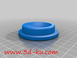 3D打印模型2英寸的塑料管帽的图片