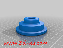 3D打印模型2英寸的塑料管帽的图片
