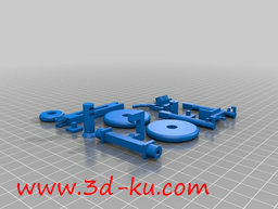 3D打印模型复古摩托车的图片
