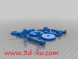3D打印模型复古摩托车的图片