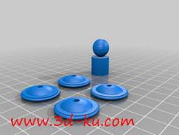 3D打印模型牙签赛车的图片