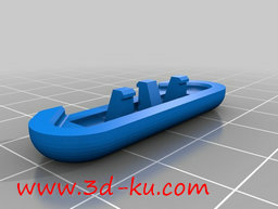 3D打印模型安全带锁舌的图片