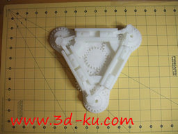 3D打印模型纳皮尔DELTIC引擎汽缸布局的图片