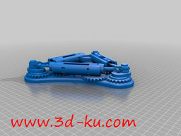 3D打印模型纳皮尔DELTIC引擎汽缸布局的图片