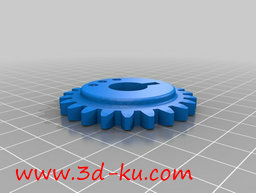3D打印模型纳皮尔DELTIC引擎汽缸布局的图片