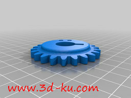 3D打印模型纳皮尔DELTIC引擎汽缸布局的图片