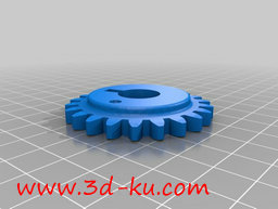 3D打印模型纳皮尔DELTIC引擎汽缸布局的图片