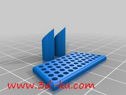 3D打印模型无人机组件的图片
