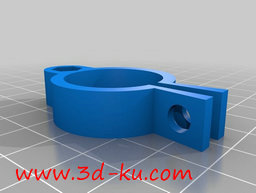 3D打印模型自行车前车灯的图片