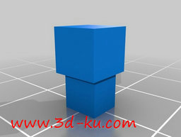 3D打印模型车库遥控器控制箱的图片