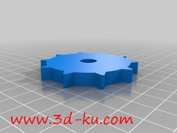 3D打印模型坦克的齿轮带的图片