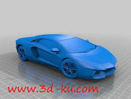 3D打印模型豪华轿车的图片
