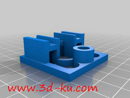 3D打印模型字母火车桥支架的图片
