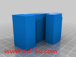 3D打印模型字母火车桥支架的图片