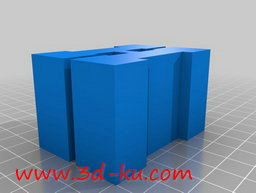 3D打印模型字母火车桥支架的图片