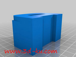 3D打印模型字母火车桥支架的图片