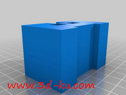 3D打印模型字母火车桥支架的图片