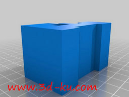 3D打印模型字母火车桥支架的图片