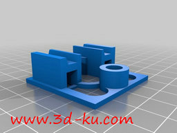 3D打印模型字母火车桥支架的图片