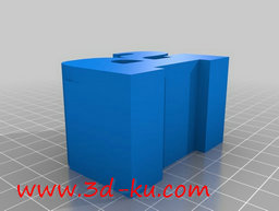 3D打印模型字母火车桥支架的图片