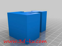 3D打印模型字母火车桥支架的图片