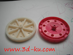 3D打印模型车轮的图片
