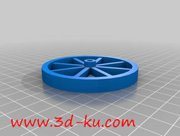 3D打印模型车轮的图片