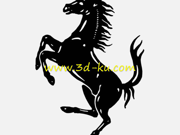 法拉利logo上的跃模型的图片1