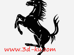 3D打印模型法拉利logo上的跃的图片