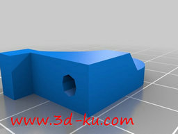 3D打印模型自行车后座上小夹子的图片