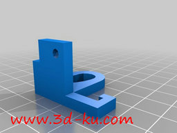 3D打印模型自行车后座上小夹子的图片